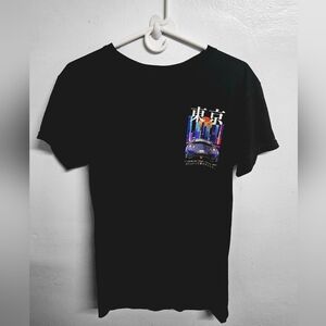 Black Retro car T-shirt